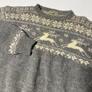 Vintage William Schmidt Co Oslo Handmade Norway Sweater Wool M-Large W-1X